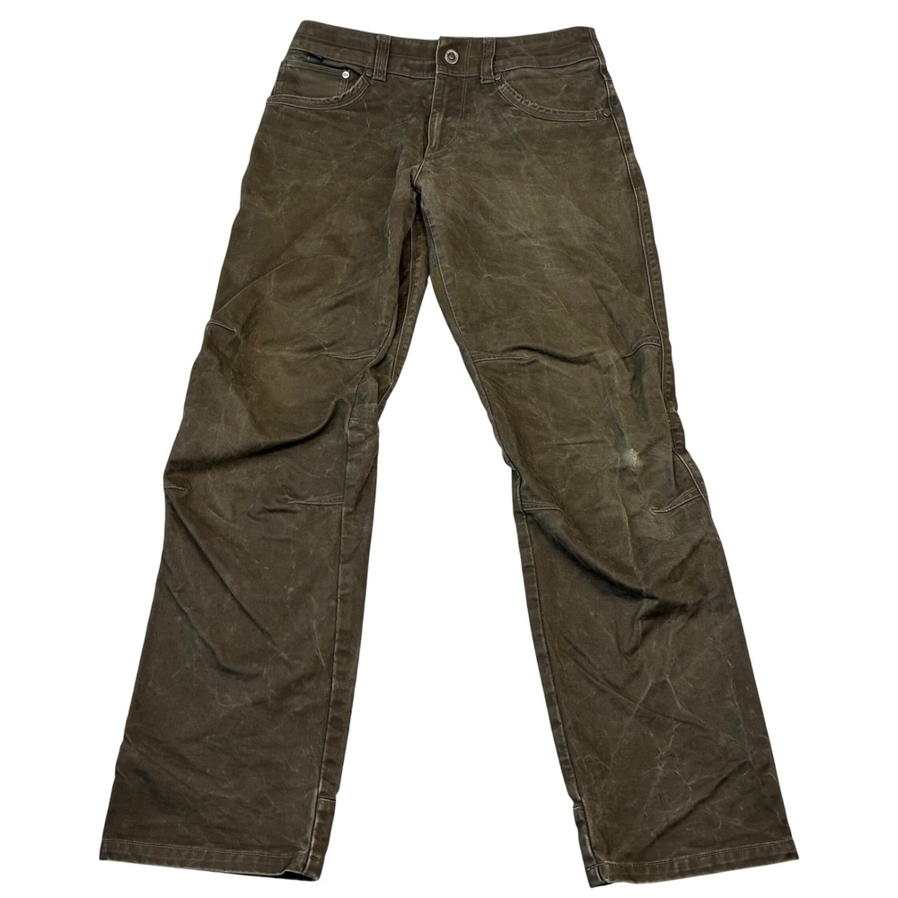 KUHL RYDR Pants Mens 30x31 Brown Relaxed Fit Articulated Knee Rugged Work Hiking - Picture 4 of 12